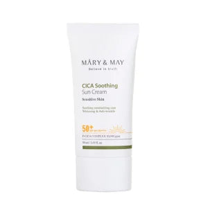 Mary&May Cica Soothing Protection Cream SPF 50+ (50ml) / Aurinkovoide